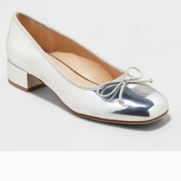 a new day Shoes - A New Day Women's Joy Ballet Pumps Silver